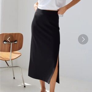 AYR Black High Hopes Knit Skirt